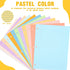 PerKoop 600 Sheets Loose Leaf Paper, 8.5" x 11" Colored Filler Paper, 12 Pack Lined College Ruled Notebook