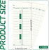 Chuangdi 1000 1 3.5 9 Inches Pieces Time Cards Side Time Clock Cards x Green Print Time Sheets for Employees Weekly