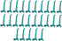 JSP Manufacturing 4" Plastic Pegboard Hooks for Garage/Tools/Storage/Organization/Jewelry/Craft - Multi-Colors (25,