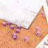Map Tacks, 1/8-Inch Assorted Color Beads Head Push Pins, 500-count (Purple)