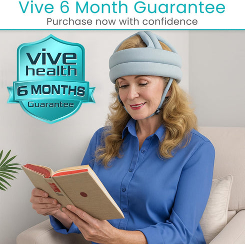Vive Head Protection for Adults - Soft Helmet for Special Needs, Elderly, Epilepsy, Seizures & Blackouts - Padded Fall