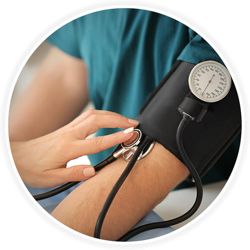 Pack 7.5" ASA TECHMED Nurse EMT Starter Stethoscope, Blood Pressure Monitor and Trauma EMT Shear Ideal Gift for Nurses