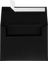 LUXPaper A7 Invitation Envelopes, Black Linen, 5 1/4" x 7 1/4", 80lb Text, 250 Qty, Peel & Press
