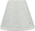 Aspen Creative 32116-2A, 3" 6" 5" Set 2 Hardback Empire Clip-On Chandelier Lamp Shade, Off-White, Top x Bottom x Slant