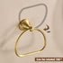 WOLIBEER Brass Towel Ring, Antique Hand Towel Holder Hanger, Round Bathroom Wall Mounted Accessories