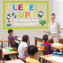 Set Mindset Video Game Theme Bulletin Board Level Up Classroom Decoration Video Game Growth Positive Come On Paper