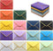 VANRA 150 PCS Colorful Invitation Envelopes Self Seal A6 V Flap with Gold Border for 4 x 6 Greeting Cards, Wedding