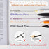 BAYTORY 1600 Sheets Transparent Sticky Notes with Lined, Clear Waterproof 3 x 3 inch Memo Pad, Self-Adhesive