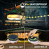 4 1 72.2Ft 220LEDs, SMY Lighting in Solar Camping String Lights, Ultra Long String with Solar Powered and USB
