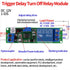 Jadeshay DC 12V Adjustable Timer Delay Module, High Precision Turn Off Relay Switch, 1-10sec for Automation