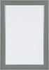 DesignOvation Bosc Decorative Framed Magnetic Dry Erase Board, Gray, 18.5x27.5