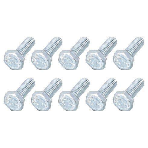 Hex Bolts (1/4-20x3/4") 100Pcs, Carbon Steel Zinc Plated Fully Threaded Hex Head Screw Bolt for Furniture Repair