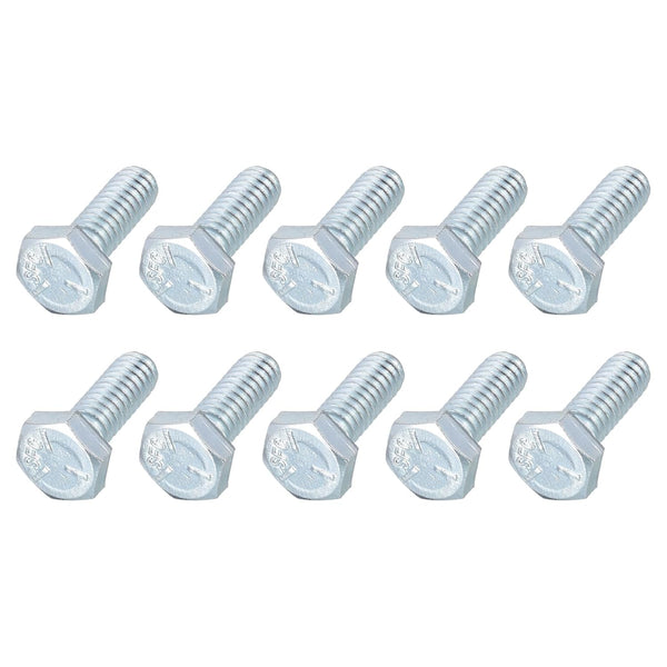Hex Bolts (1/4-20x3/4") 100Pcs, Carbon Steel Zinc Plated Fully Threaded Hex Head Screw Bolt for Furniture Repair