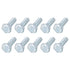Hex Bolts (1/4-20x3/4") 100Pcs, Carbon Steel Zinc Plated Fully Threaded Hex Head Screw Bolt for Furniture Repair