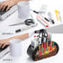KLITGFEW Leather Remote Control Holder Happy Birthday Big Cake TV Remote Store Box Multifunctional Desktop Organizer