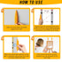 Meimaao 4Pcs Magnetic Stud Finder, No Batteries Required, Easy to Use Wall Scanner Detector Rapidly Locates Screws