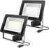 ycponggon 2 Pack LED Flood Lights 100W, 11000lm Bright Led Work Light,6500k Daylight