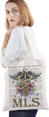 Medical Laboratory Scientist Tote Bag, MLS Gifts for Lab Tech Shoulder Bag
