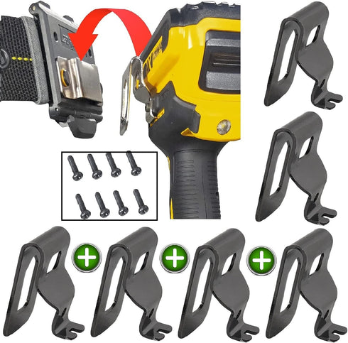 Tape Measure Holder, Tactical Drill Holster with Belt Clip, Small Electrician Tool Pouch for Cordless Tools