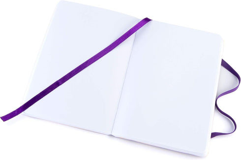 Pentalic 4" x 6" Pocket Sketchbook Traveler Journal, 160 Pages, Purple by Pentalic