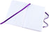 Pentalic 4" x 6" Pocket Sketchbook Traveler Journal, 160 Pages, Purple by Pentalic