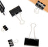 DSTELIN Binder Clips, 150 Count Assorted Sizes (Black), Large, Medium, Small, X Small, Micro