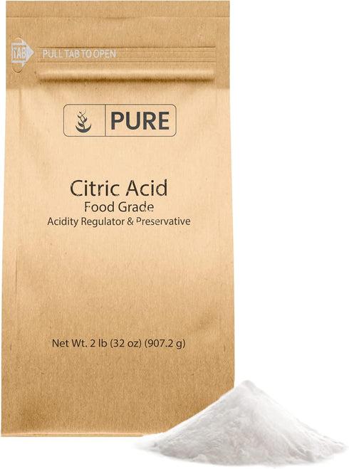 Citric Acid Powder (2 lb) - PURE ORIGINAL INGREDIENTS Eco-Friendly, Natural, Food Safe