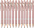 LINFANC 12 Pack Rose Gold Ballpoint Pens with Stylus Tip, 1.0 mm Black Ink, Smooth Writing