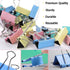 Extra Large Binder Clips, 2 Inch (48 Pack), Colored Big Paper Clamps with Box for Office and Home