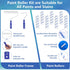 BHLUUIYER 2 4 Set 9 4 Paint Roller Kit with to FT Extension Pole for House Painting - Completed Home Painting