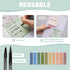 Jutom 38 Pcs Aesthetic Book Annotation Kit, Highlighters, Gel Pens, Sticky Notes, Retro Color