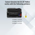 Canon GI-20 G5020, G6020, G7020 Genuine Yellow Ink Bottle, Compatible with Megatank and Printers