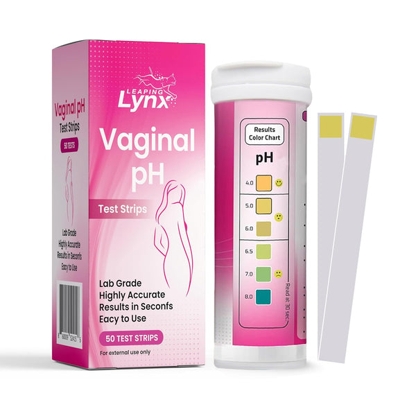 Vaginal pH Test Strips for Women 50 Count | BV, Yeast &
