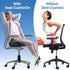 CJACSOC Seat Cushion, Extra Large Memory Foam Cushion for Office Chair Cushions, Ergonomic Cushions Pad Pillow