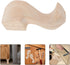Set 4pcs, 15x6cm SOLUSTRE Solid Wood Furniture Legs Feet European Style Carved Wooden Sofa Table Cabinet Support Legs