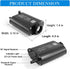 16W 3 ATOKEE Sound Activated Fiber Optic Light Box, Bluetooth App/RF Remote Control for Starlight Headliner, Car Plug