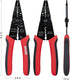 WG-015 8-inch WGGE Professional Wire Stripper/Crimping Tool, Cable Cutter/Crimper, Wiring and Multi-Function Hand Tool