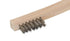 Steelman Stainless Steel Wire Brush, 1200-Bristle Count, 5 Pack, Removes Rust & Paint, Wood Handle for Mechanics