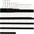 DSTELIN Binder Clips Paper Clamps Assorted Sizes 120 Count (Black), Large, Medium, Small, X Small and Micro, 5 Sizes in One Pack, Meet Your Different Using Needs. by DSTELIN