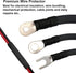 MILAPEAK 1/2 Inch Dual Wall Adhesive Heat Shrink Tubing, 4 ft, Black, Large Glue Lined Marine Cable Sleeve