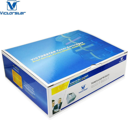 VICTORSTAR 5 Packs Compatible Toner Cartridges 6510 6515?Extra High Yield?5500 BK & 4300 Pages CMY for Xerox Phaser
