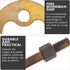 HEMOTON 2 Sets Horseshoe Mounting Accessories Kitchen Faucet Installation Kit for Repairing Faucet Sink