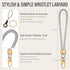 Keychain Wristlet Lanyard Cute Key Chain Holder Upgraded Woven Strap for Keys