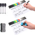 Movie Film Clap Board, Acrylic 10"x12" Dry Erase Director Clapboard with 5 Pcs Erasable Pen for Photography