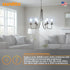 B13 Bulb, 7 (60W=), 500 120 Dimmable, E12 90 Title-20, 5000K 6 Pack Sunlite LED Decorative Chandelier Light Watts