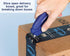 Zibra Open-It! All-In-One Multi Tool with Heavy-Duty Scissors, Box Cutter, Screwdriver, and Package Opener in Blue