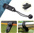24 Pcs Tarp Clips and Ball Bungee Cords, Heavy Duty Lock Grip Fasteners with 6 Inch Bungee Ball Cords for Outdoor