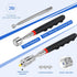 Patelai 4 Pcs Telescoping Magnet Tool Inspection Mirror Set, Magnetic Pickup Tool with LED Light for Gifts