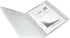 UniKeep 3 Ring View Binder, Fully Enclosed Case in Clear, White, or Black, Various Spine Widths (Pack of 3, 0.5 Inch)