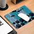 Rossy Mouse Pad, Dog Paw Prints on Wood Pattern Design, Customized Gaming Mousepad with Non-Slip Rubber Base